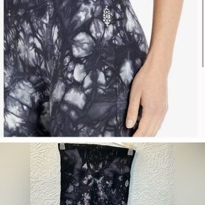 Good Karma Black Tie-Dye Pants Yoga Leggings